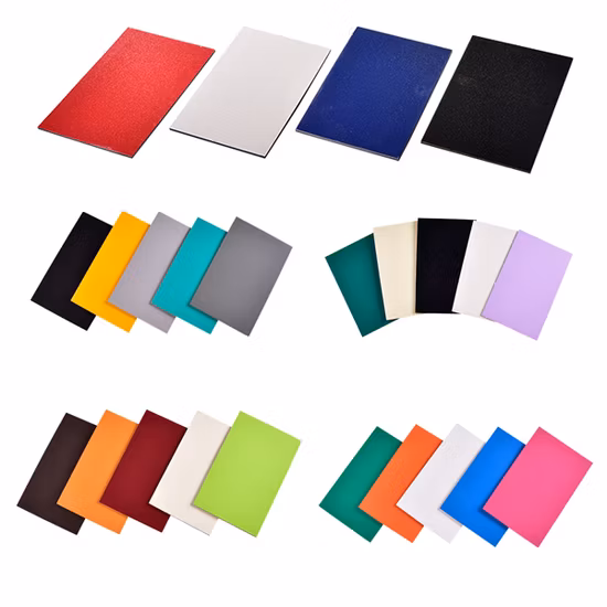 Aluminum Composite Panels (1220X2440X4mm) 0, 21 mm for Wall Cladding in Buildings Wholesale Prices Brushed Aluminum Composite Panel