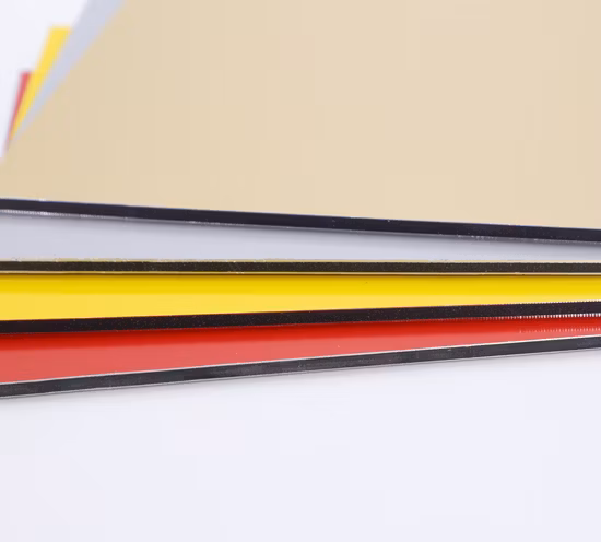 ACP-Verkleidungsplatte, Aluminium-Verbundplatte, Aluminiummaterial, PE, PVDF, massiv, glänzendes Metall, spiegelgebürstet