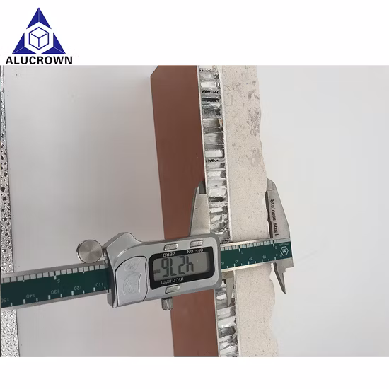 Wanddekorplatte mit Marmor-/Stein-/Granit-Finish, Verbundfliesen-Aluminium-Stein-Wabenplatten