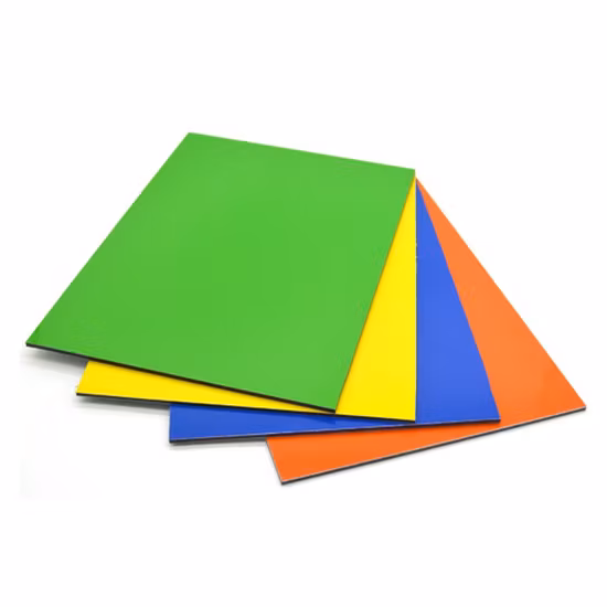 Baumaterial-Wandpaneel Dibond ACP Acm PE PVDF Feve glänzende Beschichtung Aluminium-Kunststoff-Verbundwerkstoff-Blatt-Verkleidungsplatte